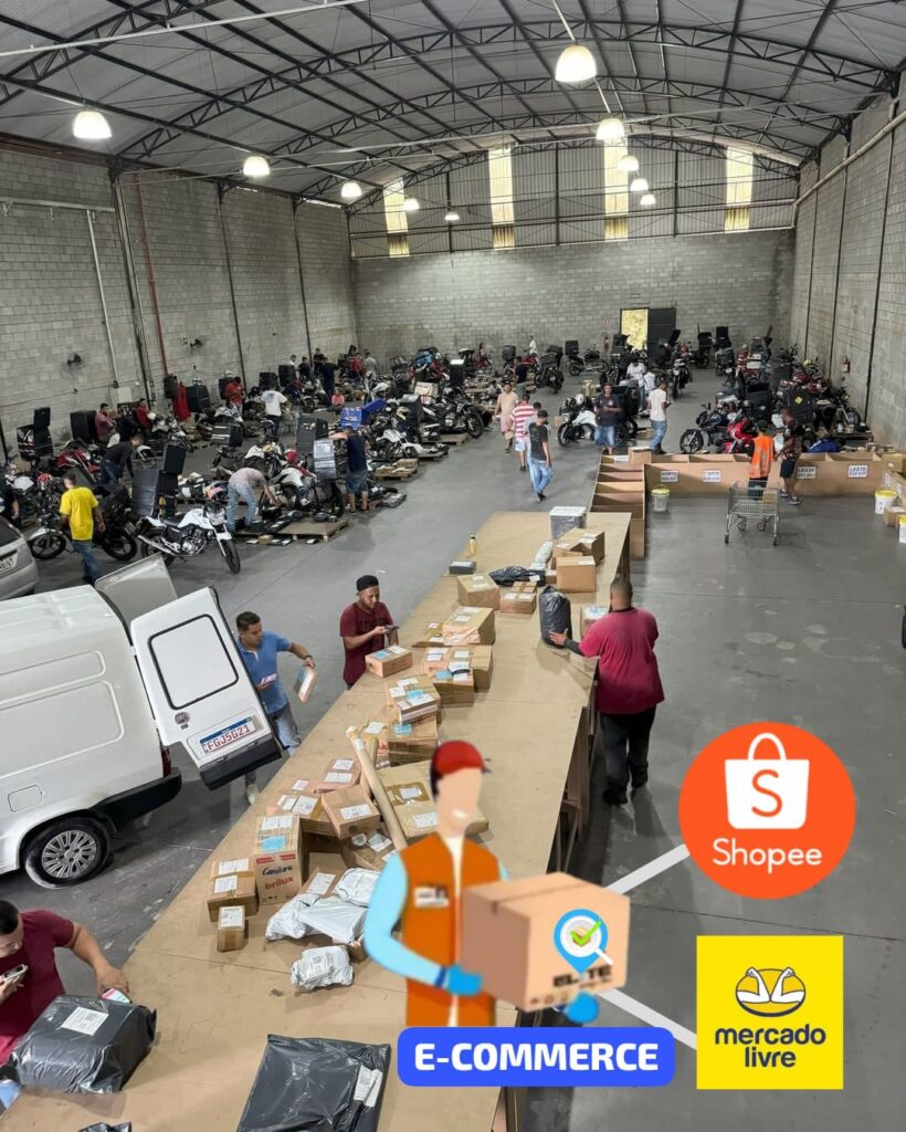 Entrega direta Shopee realizada pela Elite Envios Flex